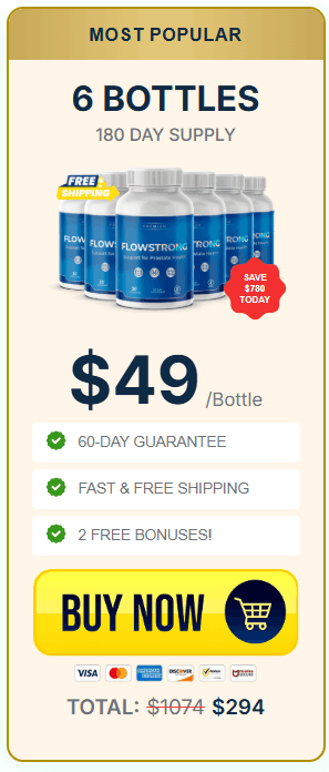 flowstrong 6 bottles price